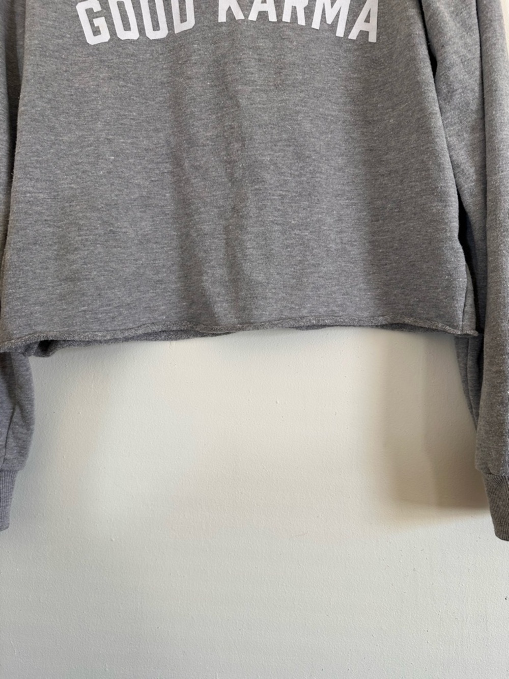Spiritual Gangster “GOOD KARMA” cropped sweatshirt size small - Picture 7 of 9